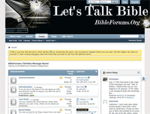 Tablet Screenshot of bibleforums.org